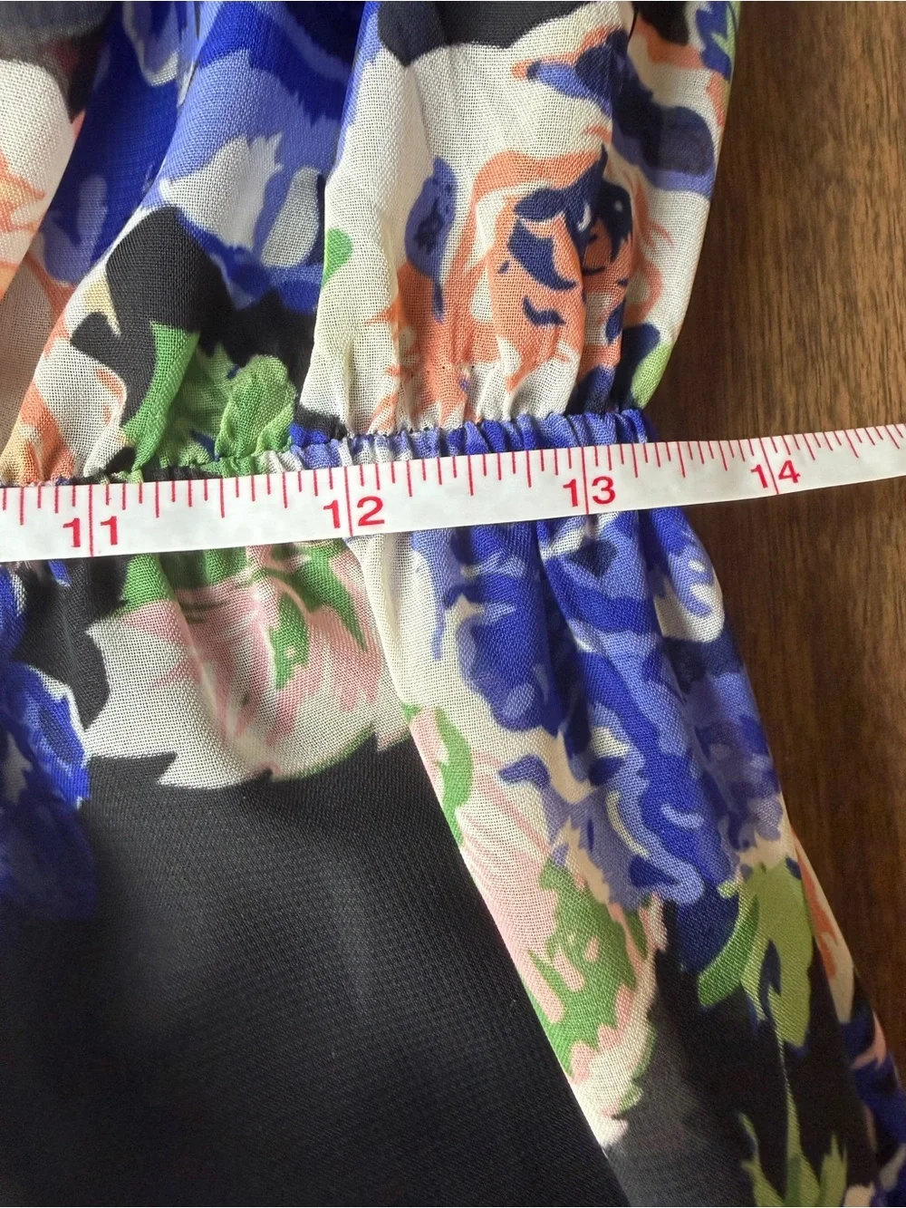 Forever 21 Floral Ruffle Strapless Maxi Dress Long Boho Vacation Fall Sz L EUC
